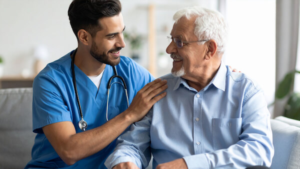 A Healthcare Professional Providing Home Health Services to a Patient in Grand Junction, CO